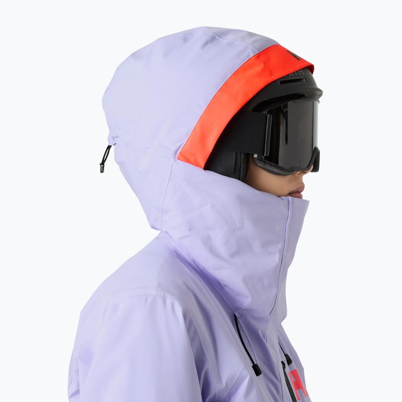 Moteriška slidinėjimo striukė Helly Hansen Powshot bright lavender 3