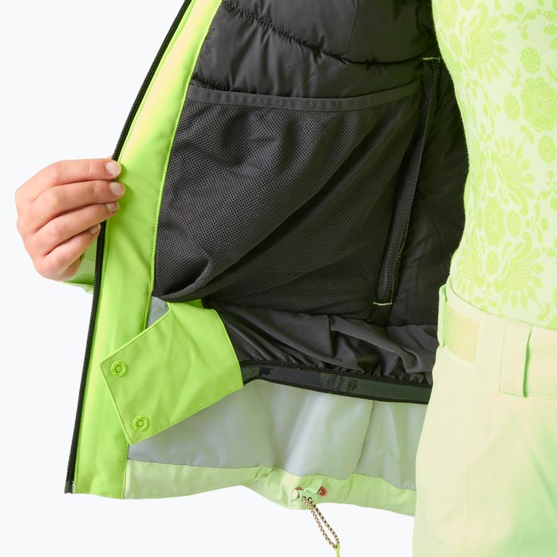Moteriška slidinėjimo striukė Helly Hansen Alphelia luminous green 10