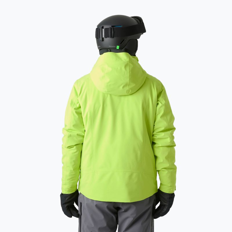 Vyriška slidinėjimo striukė Helly Hansen Alpha 4.0 luminous green 2