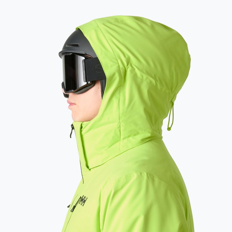 Vyriška slidinėjimo striukė Helly Hansen Alpha 4.0 luminous green 3