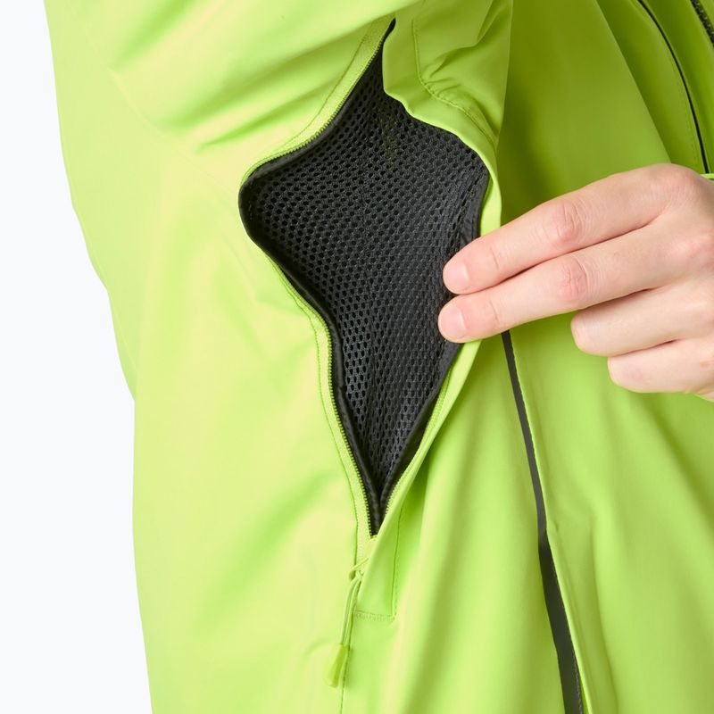 Vyriška slidinėjimo striukė Helly Hansen Alpha 4.0 luminous green 5