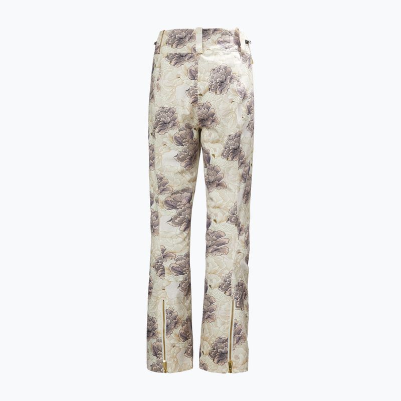 Moteriškos slidinėjimo kelnės Helly Hansen St. Moritz Ins 2.0 purple clay sakura aop 2