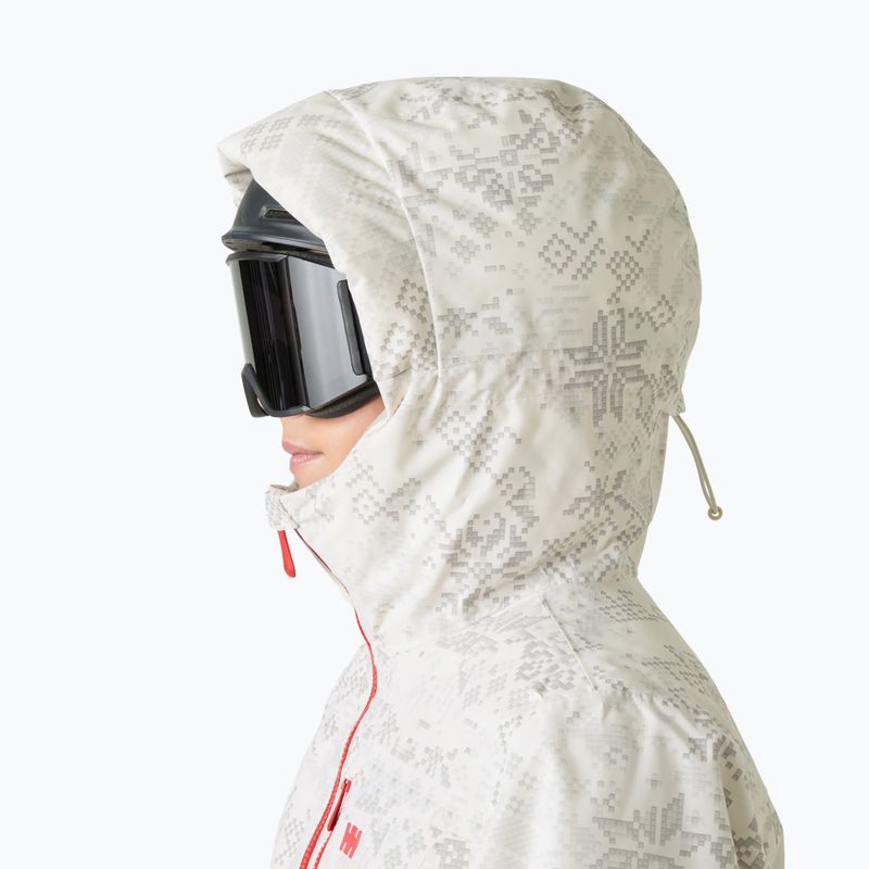 Moteriška slidinėjimo striukė Helly Hansen Valdisere 3.0 cream new nordic aop 3