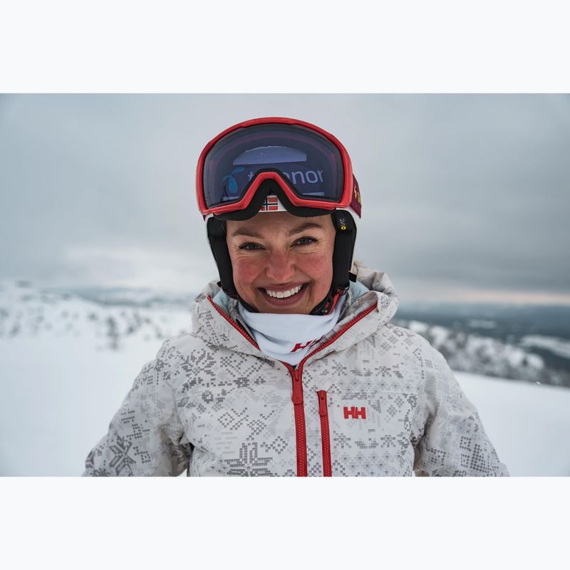 Moteriška slidinėjimo striukė Helly Hansen Valdisere 3.0 cream new nordic aop 9
