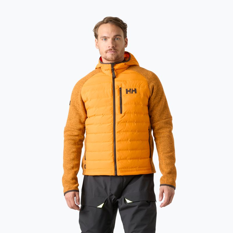 Vyriška hibridinė striukė Helly Hansen Skagen Hybrid Knit Insulator ignite orange