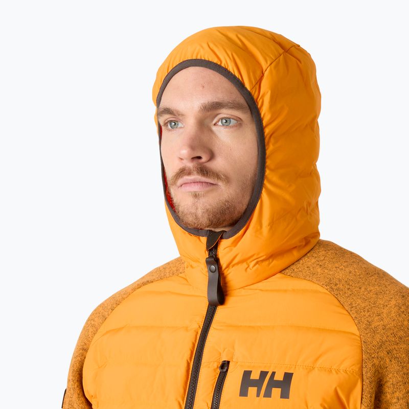 Vyriška hibridinė striukė Helly Hansen Skagen Hybrid Knit Insulator ignite orange 3