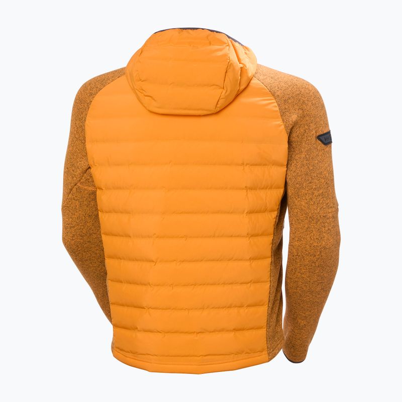 Vyriška hibridinė striukė Helly Hansen Skagen Hybrid Knit Insulator ignite orange 7