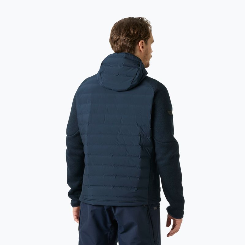 Vyriška hibridinė striukė Helly Hansen Skagen Hybrid Knit Insulator navy 2