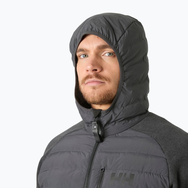 Vyriška hibridinė striukė Helly Hansen Skagen Hybrid Knit Insulator ebony 3