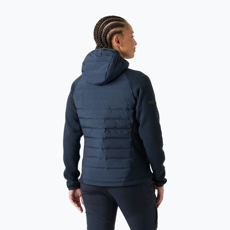 Moteriška hibridinė striukė Helly Hansen Skagen Hybrid Knit Insulator navy 2