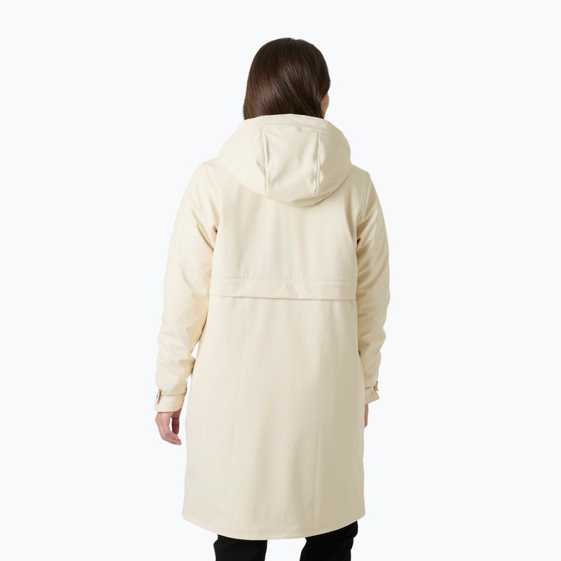 Moteriškas vandeniui atsparus paltas Helly Hansen Moss Ins Pu Coat cream 2