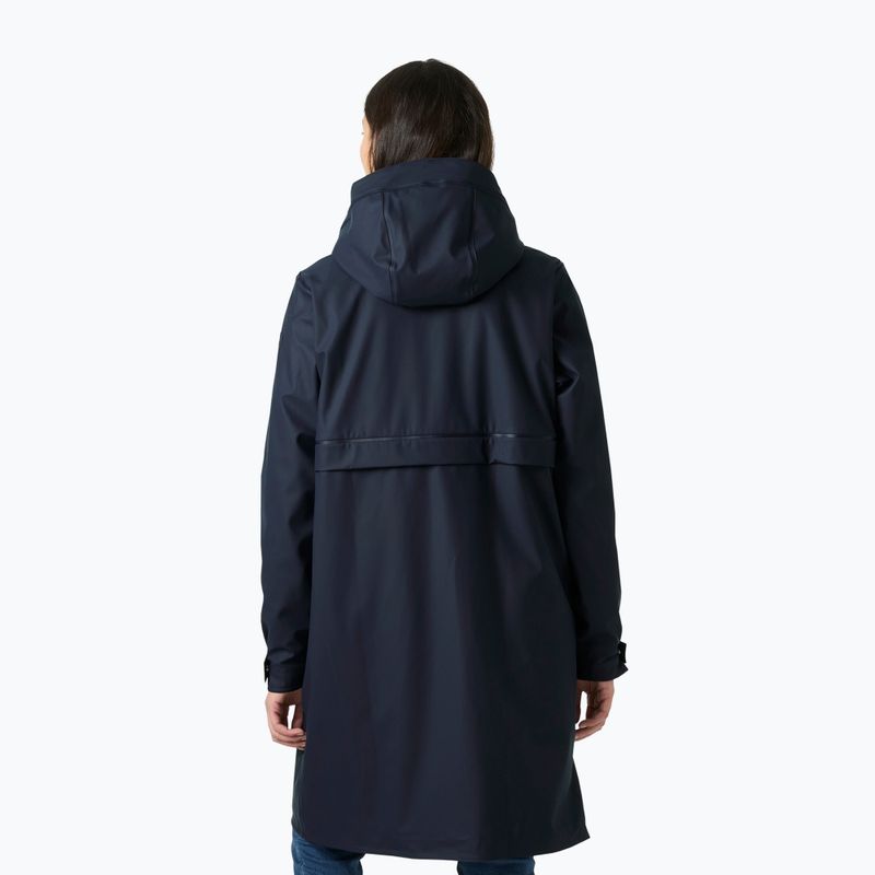Moteriškas vandeniui atsparus paltas Helly Hansen Moss Ins Pu Coat navy 2