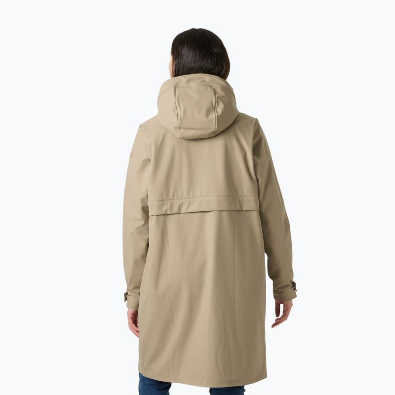 Moteriškas vandeniui atsparus paltas Helly Hansen Moss Ins Pu Coat pebble 2