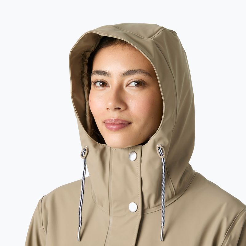 Moteriškas vandeniui atsparus paltas Helly Hansen Moss Ins Pu Coat pebble 3