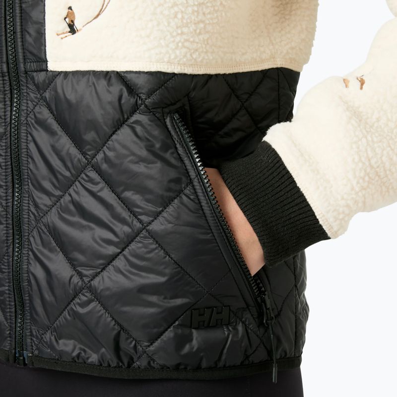 Moteriška hibridinė striukė Helly Hansen Bliss Hybrid cream skiers embroidery 4