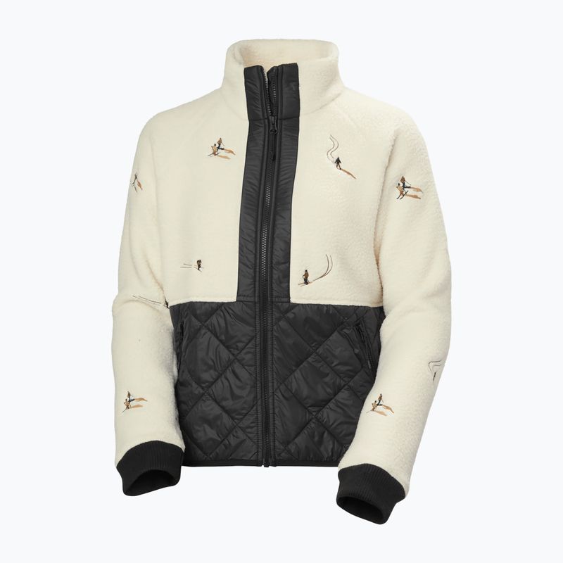 Moteriška hibridinė striukė Helly Hansen Bliss Hybrid cream skiers embroidery 5
