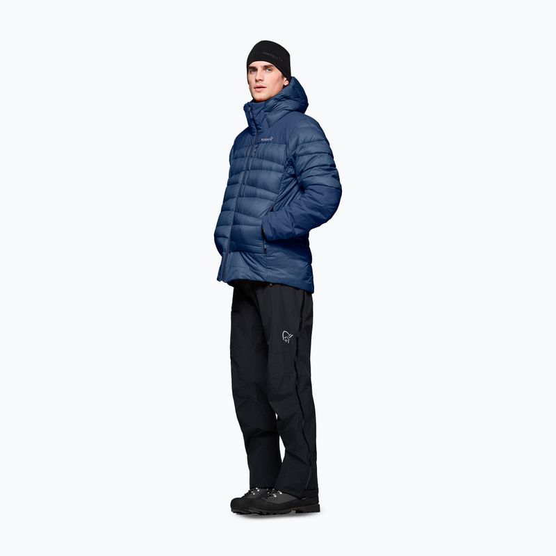 Vyriška pūsta striukė NORRONA Falketind Down 750 Zip Hood indigo night 4
