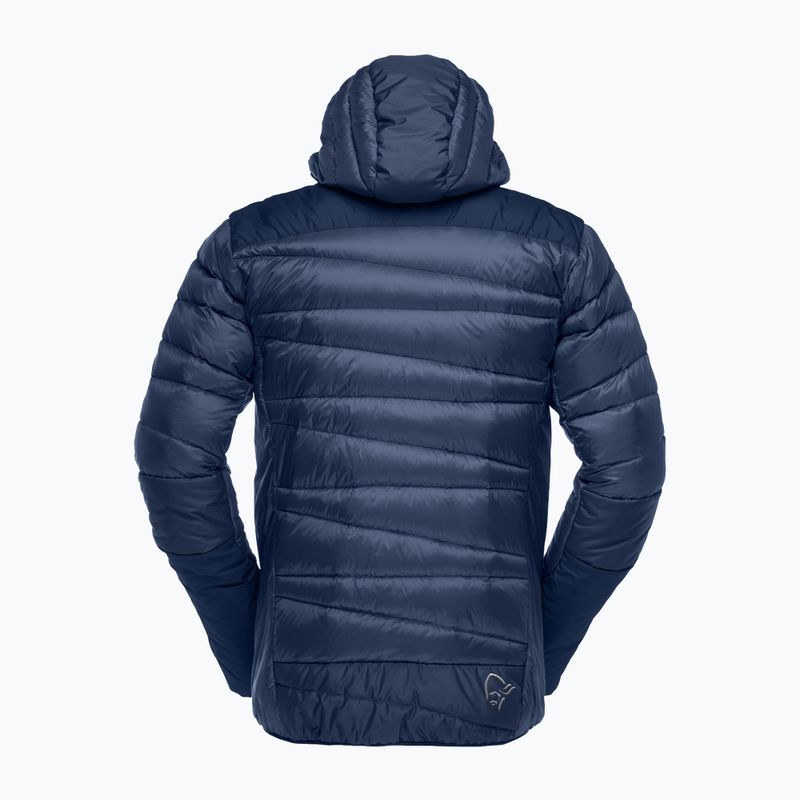 Vyriška pūsta striukė NORRONA Falketind Down 750 Zip Hood indigo night 6