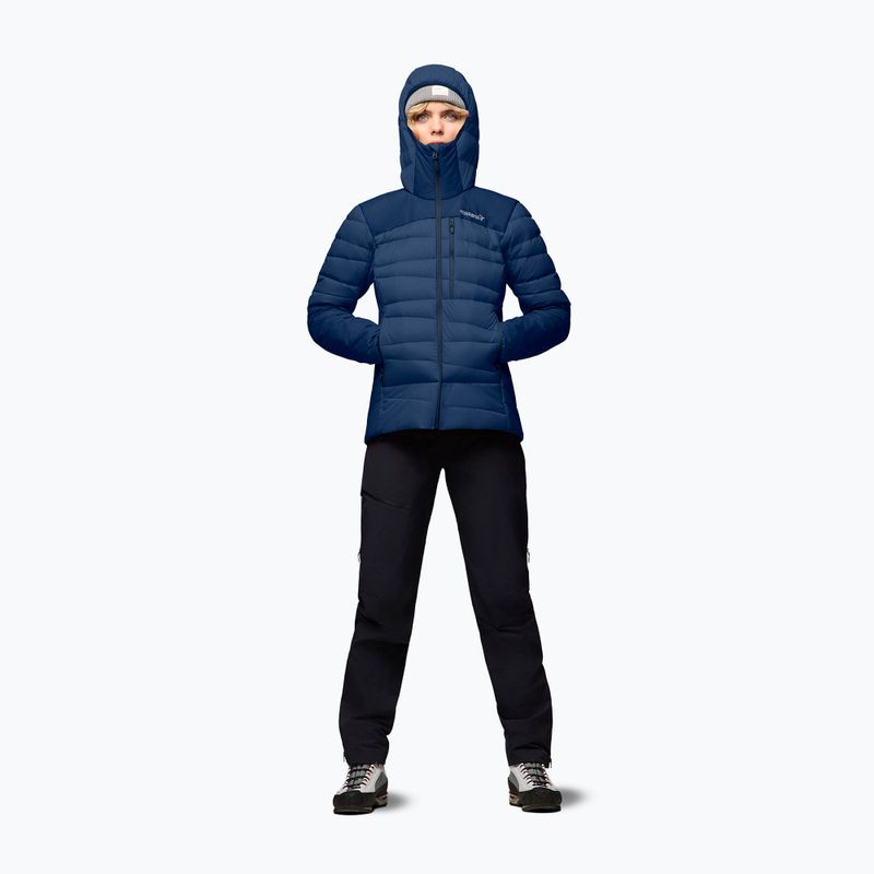 Moteriška pūsta striukė NORRONA Falketind Down 750 Zip Hood indigo night 2