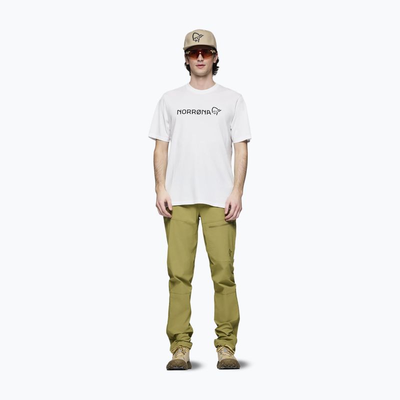 Vyriški marškinėliai NORRONA Cotton Viking pure white 2