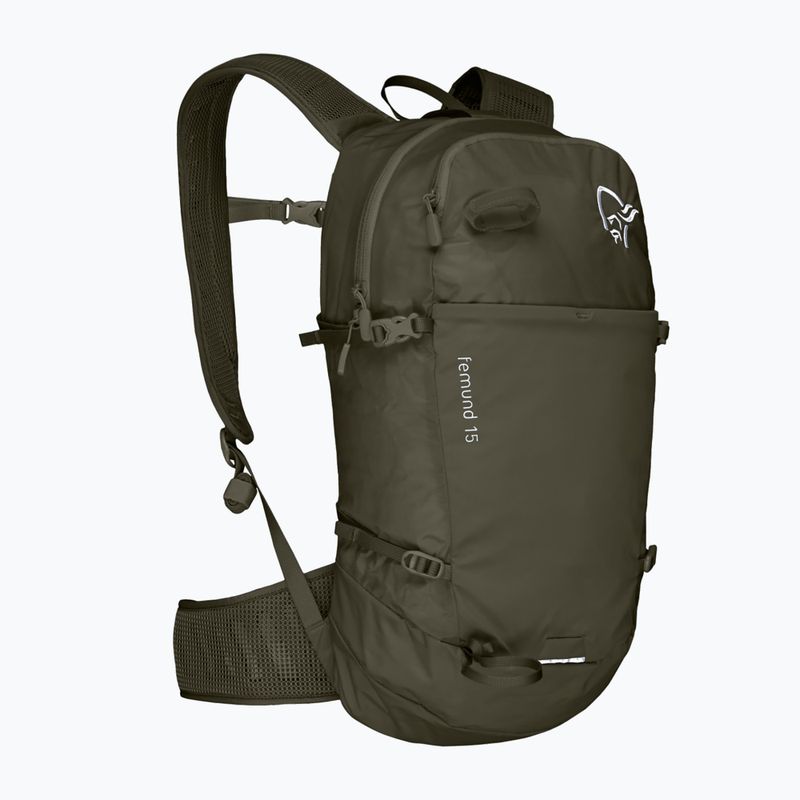 Turistinė kuprinė NORRONA Femund Econyl70 15 l olive night 2
