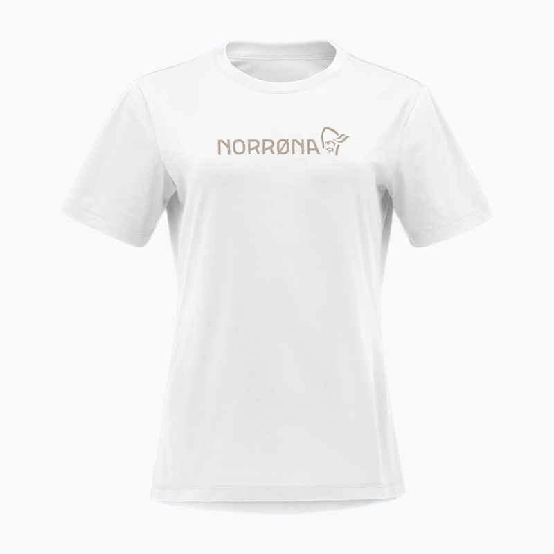 Moteriški marškinėliai NORRONA Cotton Viking pure white 4