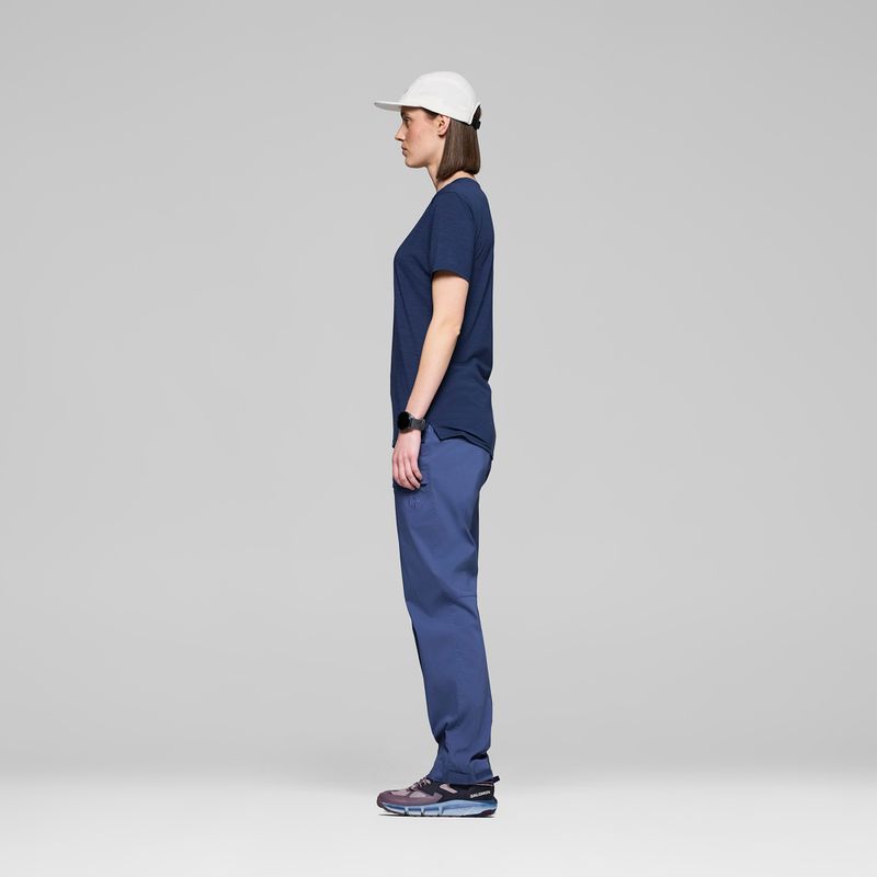 Moteriški marškinėliai NORRONA Femund Equaliser Merino indigo night 4