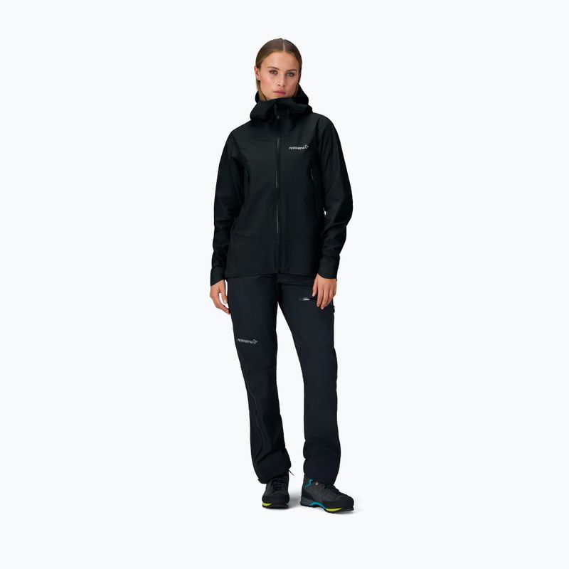Moteriškas lietpaltis NORRONA Falketind Gore-Tex cavlar black 2