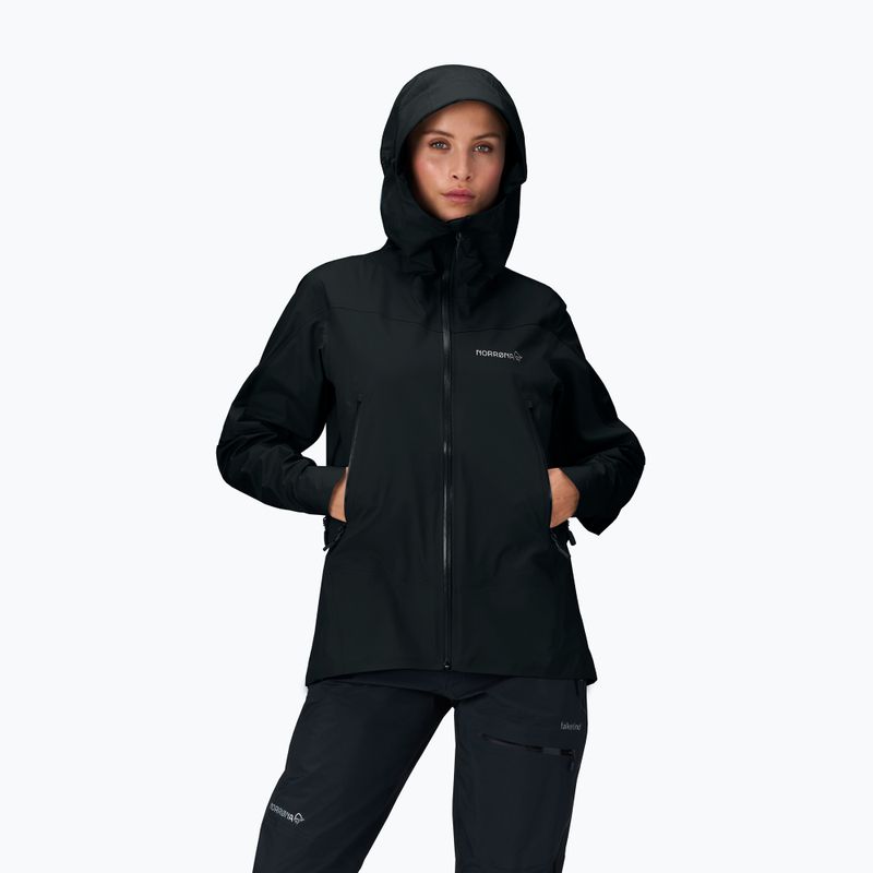 Moteriškas lietpaltis NORRONA Falketind Gore-Tex cavlar black 5