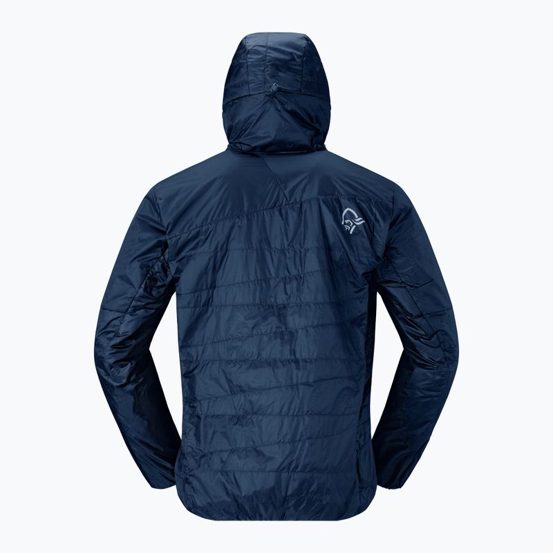 Vyriška pašiltinta striukė NORRONA Faketind Thermo40 Zip Hoodie indigo night 5