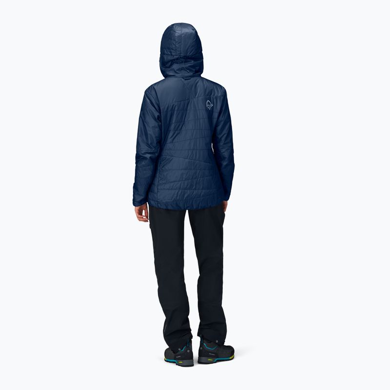 Moteriška pašiltinta striukė NORRONA Faketind Thermo40 Zip Hoodie indigo night 3