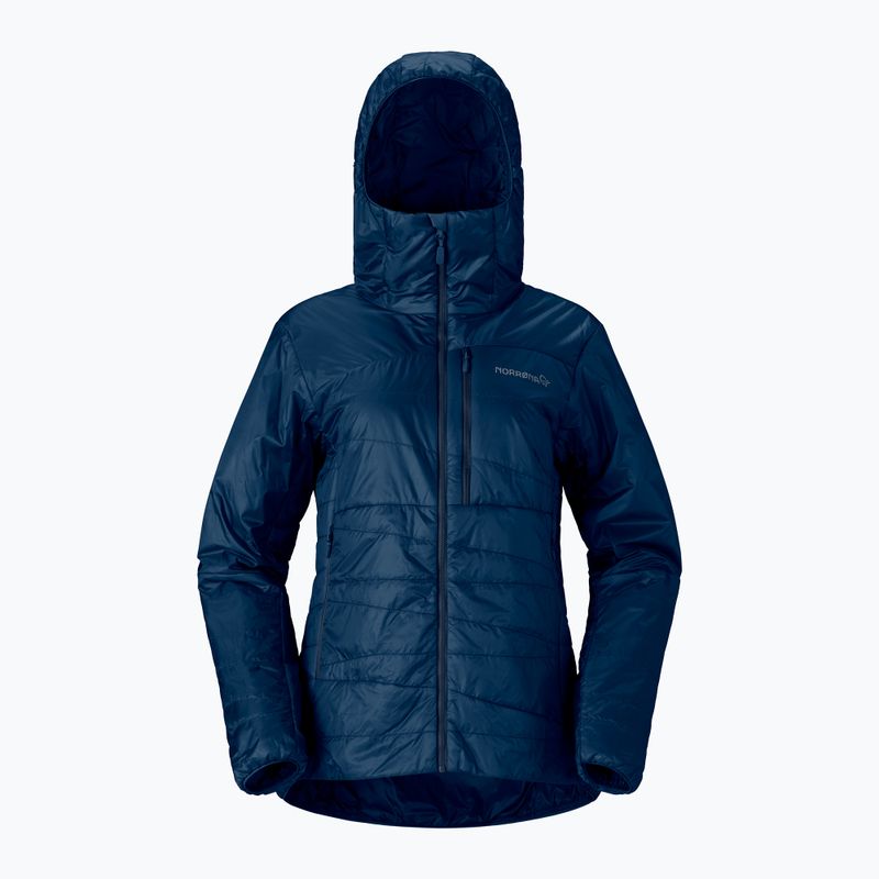 Moteriška pašiltinta striukė NORRONA Faketind Thermo40 Zip Hoodie indigo night 4