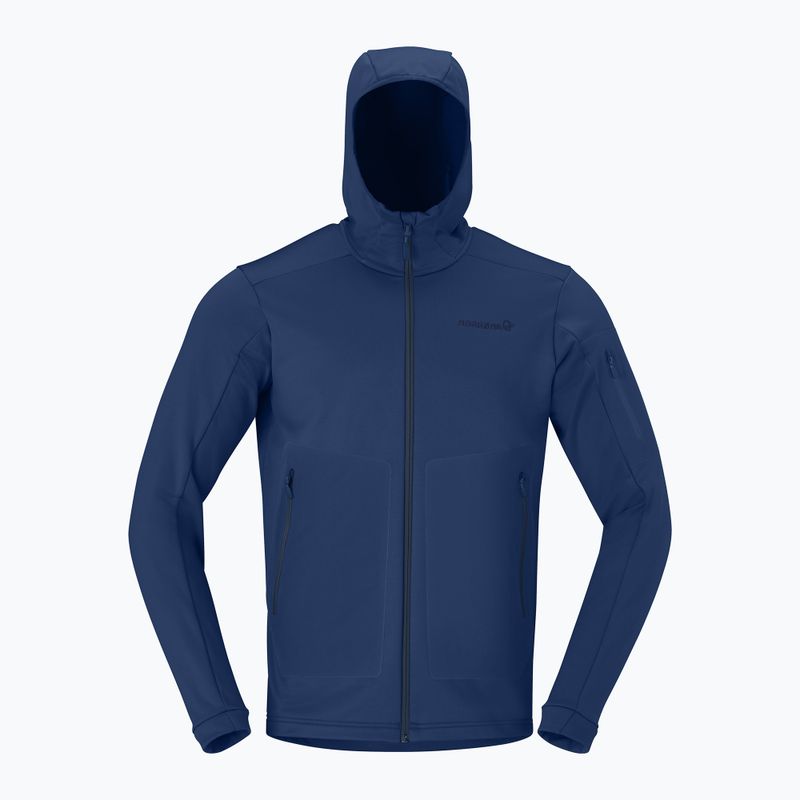 Vyriškas žygio džemperis NORRONA Falketind Warm2 Stretch Hood indigo night 5