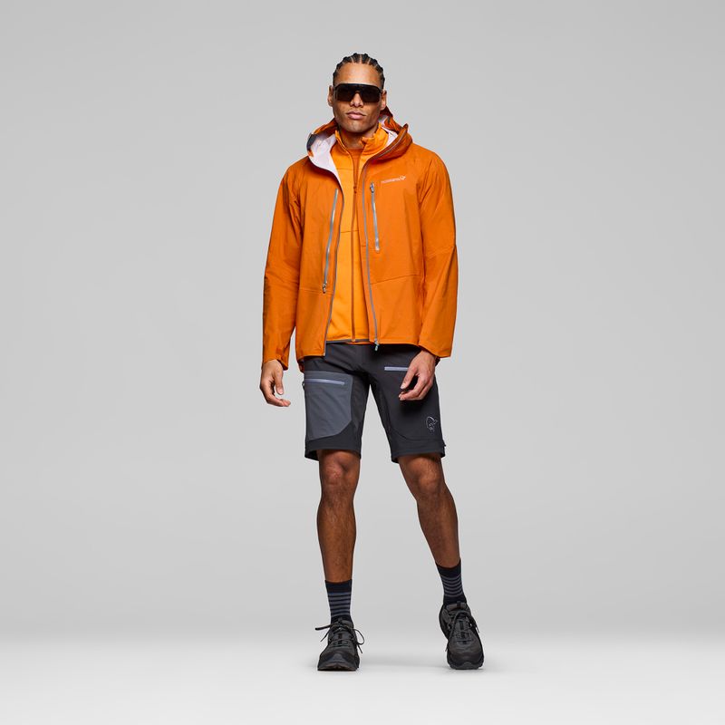 Vyriška lietpaltė NORRONA Falketind Dri1 gold flame 2