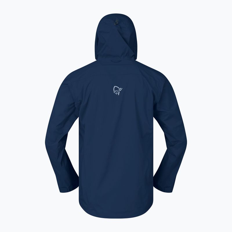 Vyriškas lietpaltis NORRONA Falketind Dri1 indigo night 7