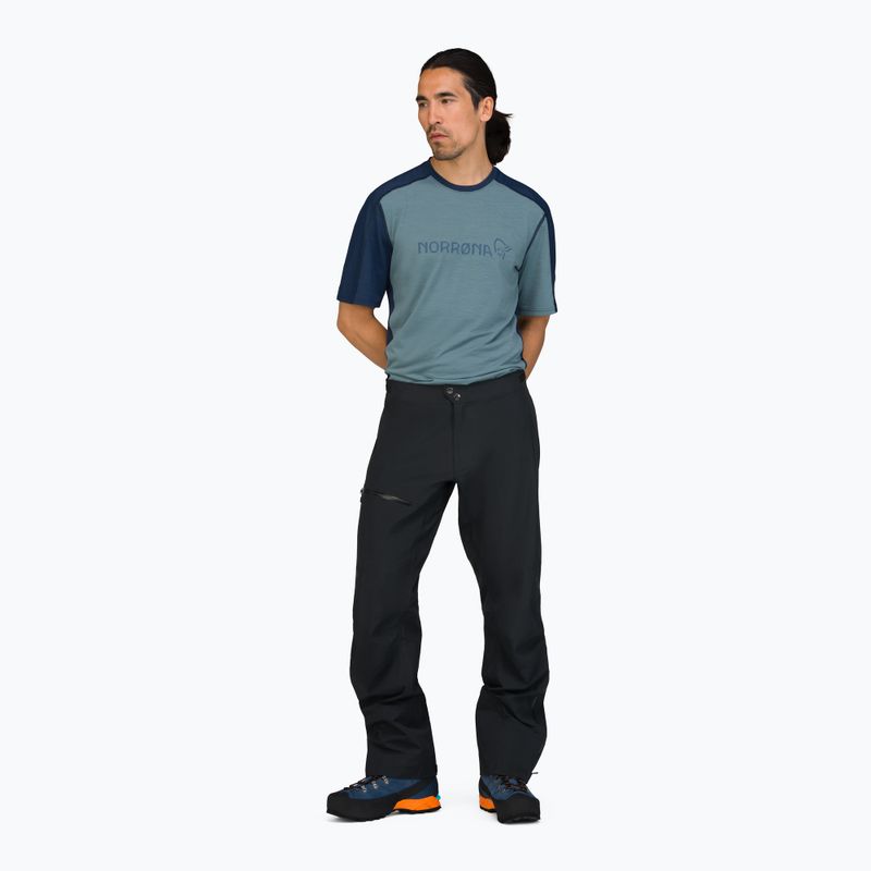 Vyriškos žygių kelnės NORRONA Falketind Dri1 caviar black 2