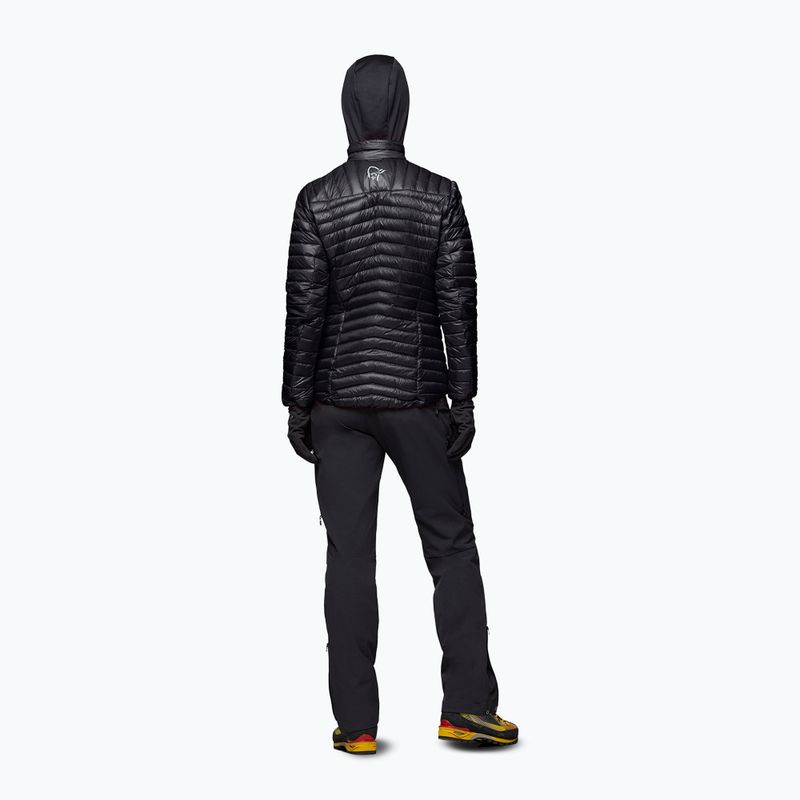 Moteriška pūsta striukė NORRONA Trollveggen Down800 Super Light caviar black 3