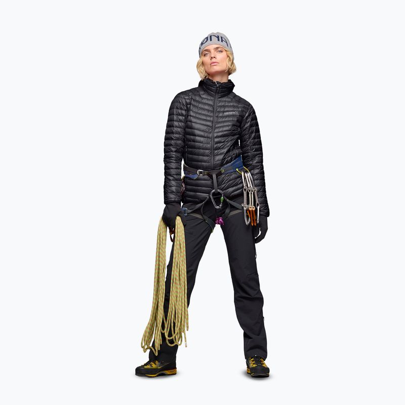 Moteriška pūsta striukė NORRONA Trollveggen Down800 Super Light caviar black 4