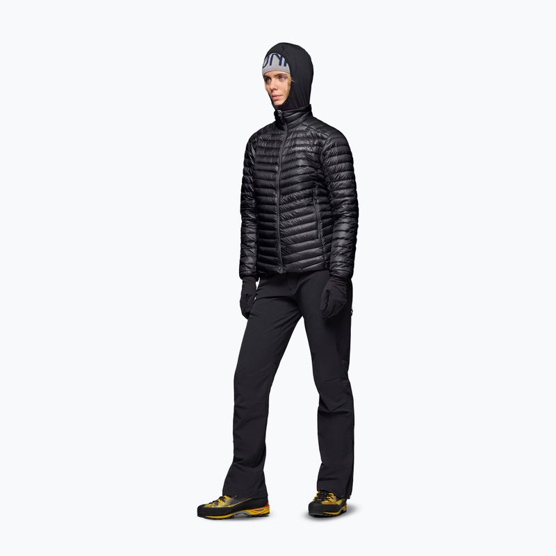 Moteriška pūsta striukė NORRONA Trollveggen Down800 Super Light caviar black 5
