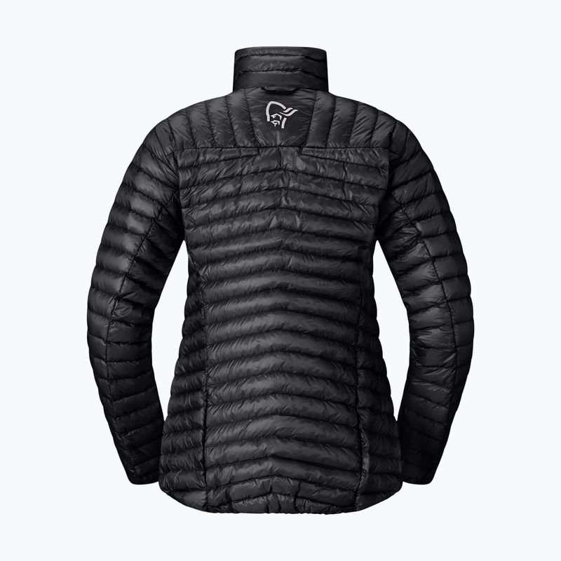 Moteriška pūsta striukė NORRONA Trollveggen Down800 Super Light caviar black 7