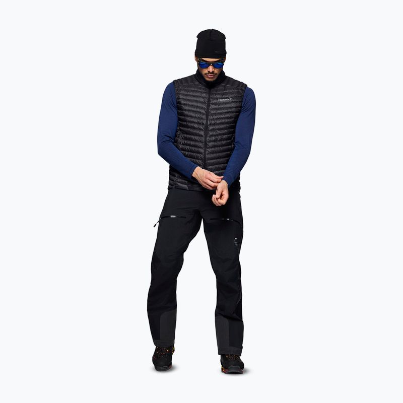 Liemenė NORRONA Trollveggen Down800 Super Light caviar black 2