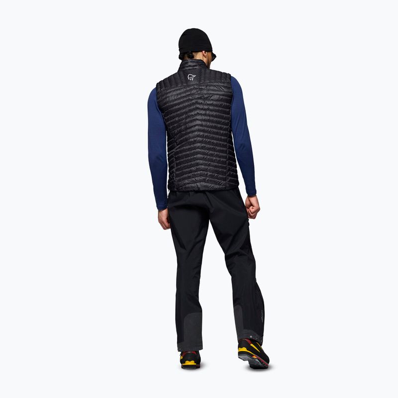 Liemenė NORRONA Trollveggen Down800 Super Light caviar black 3
