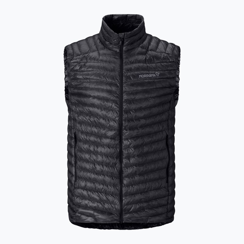 Liemenė NORRONA Trollveggen Down800 Super Light caviar black 5