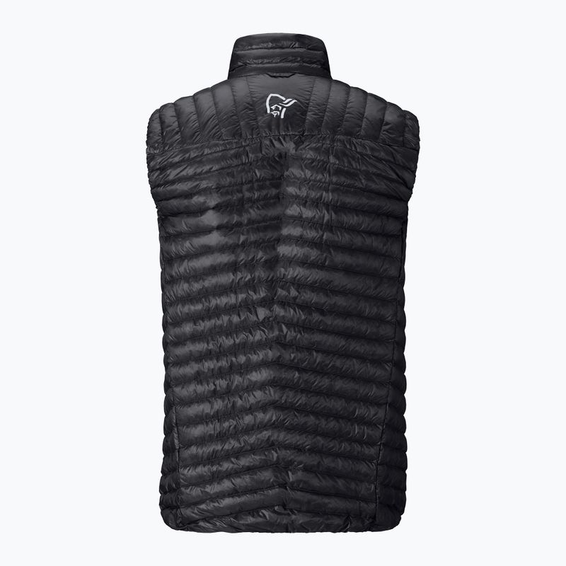 Liemenė NORRONA Trollveggen Down800 Super Light caviar black 6