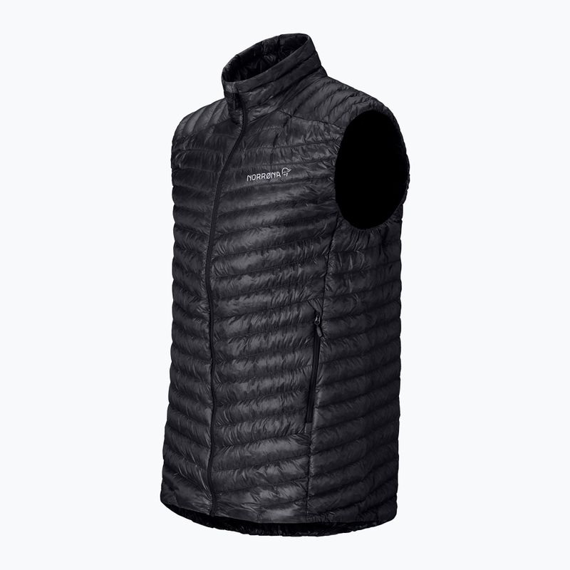 Liemenė NORRONA Trollveggen Down800 Super Light caviar black 7