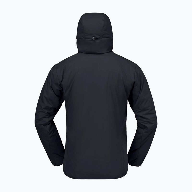Vyriška pašiltinta striukė NORRONA Femund Thermo60 Zip Hood caviar black 2
