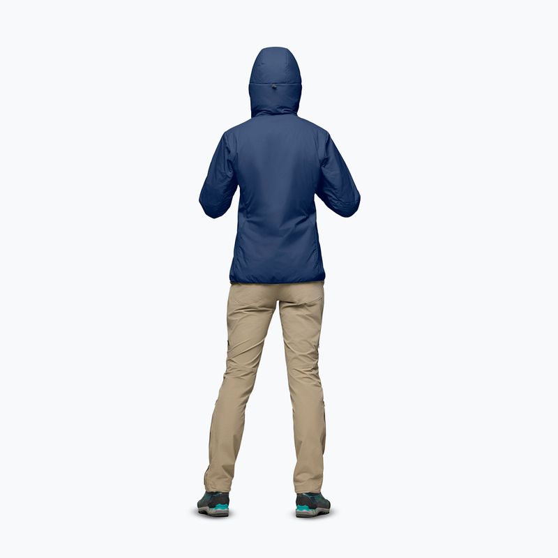 Moteriška pašiltinta striukė NORRONA Femund Thermo60 Zip Hood indigo night 3