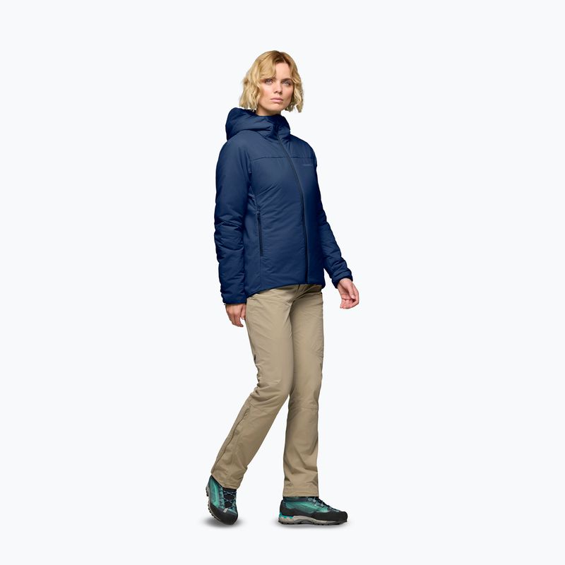 Moteriška pašiltinta striukė NORRONA Femund Thermo60 Zip Hood indigo night 4