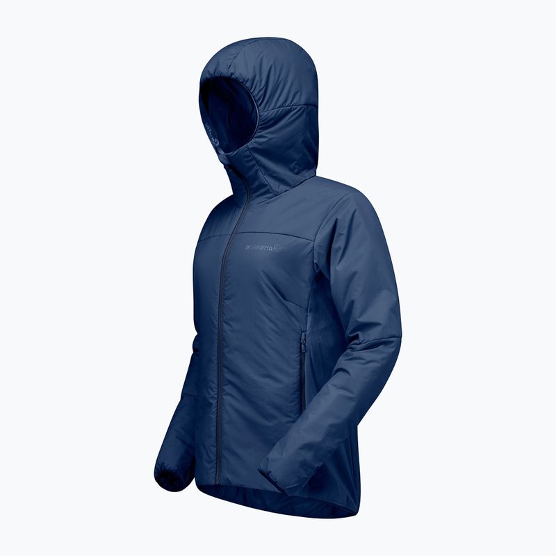 Moteriška pašiltinta striukė NORRONA Femund Thermo60 Zip Hood indigo night 7
