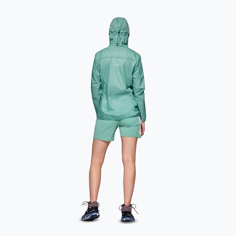 Moteriška vėjo nepraleidžianti striukė NORRONA Faketind Aero60 Zip Hood aqua haze 3